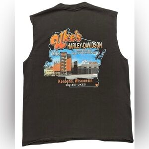 Harley Davidson Ukes Kenosha, WI Men’s XL sleeveless T shirt​​​​​